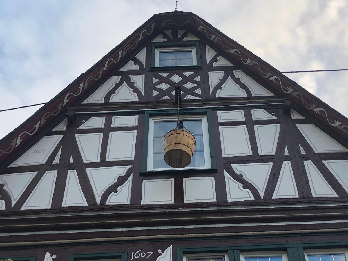 Schoene Ferienwohnung Gewoelbekeller Fachwerkhaus Bacharach Luaran gambar